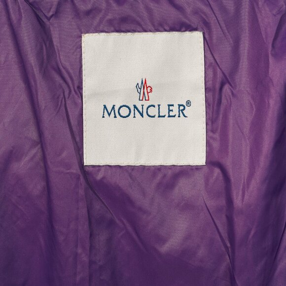 Moncler 8 Palm Angels Tim Black Shiny Logo-Patch Puffer - Picture 11 of 16